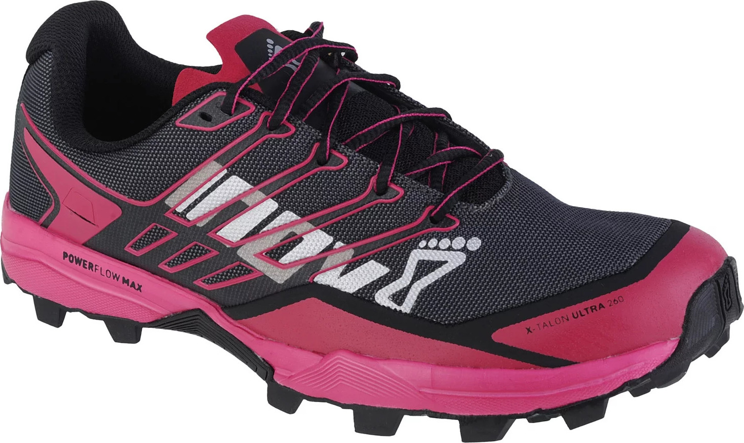 Černo-fialové dámské trailové boty Inov-8 X-Talon Ultra 260 V2