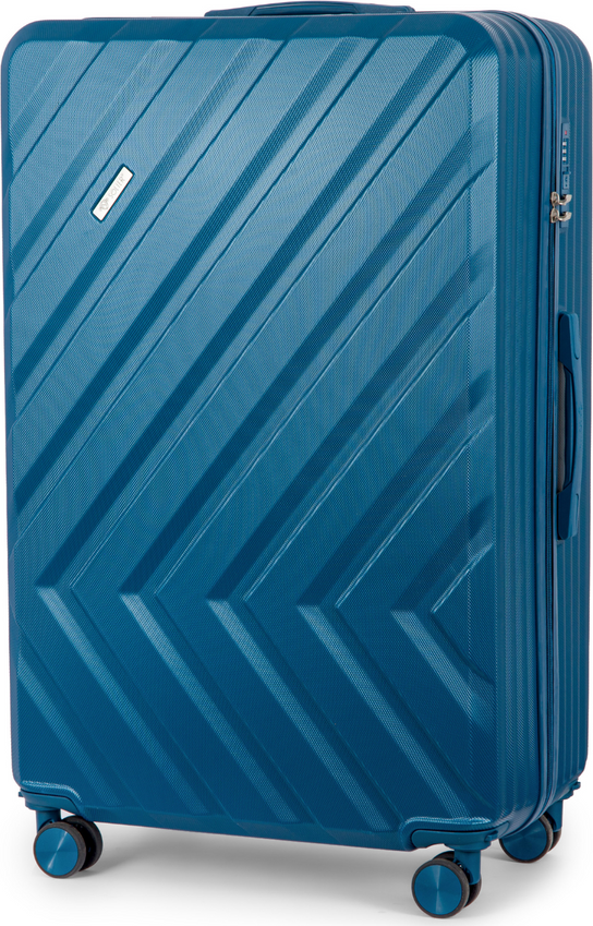 SOLIER tmavě modrý cestovní kufr KYOTO vel. M STL1071 BLUE 24' M)