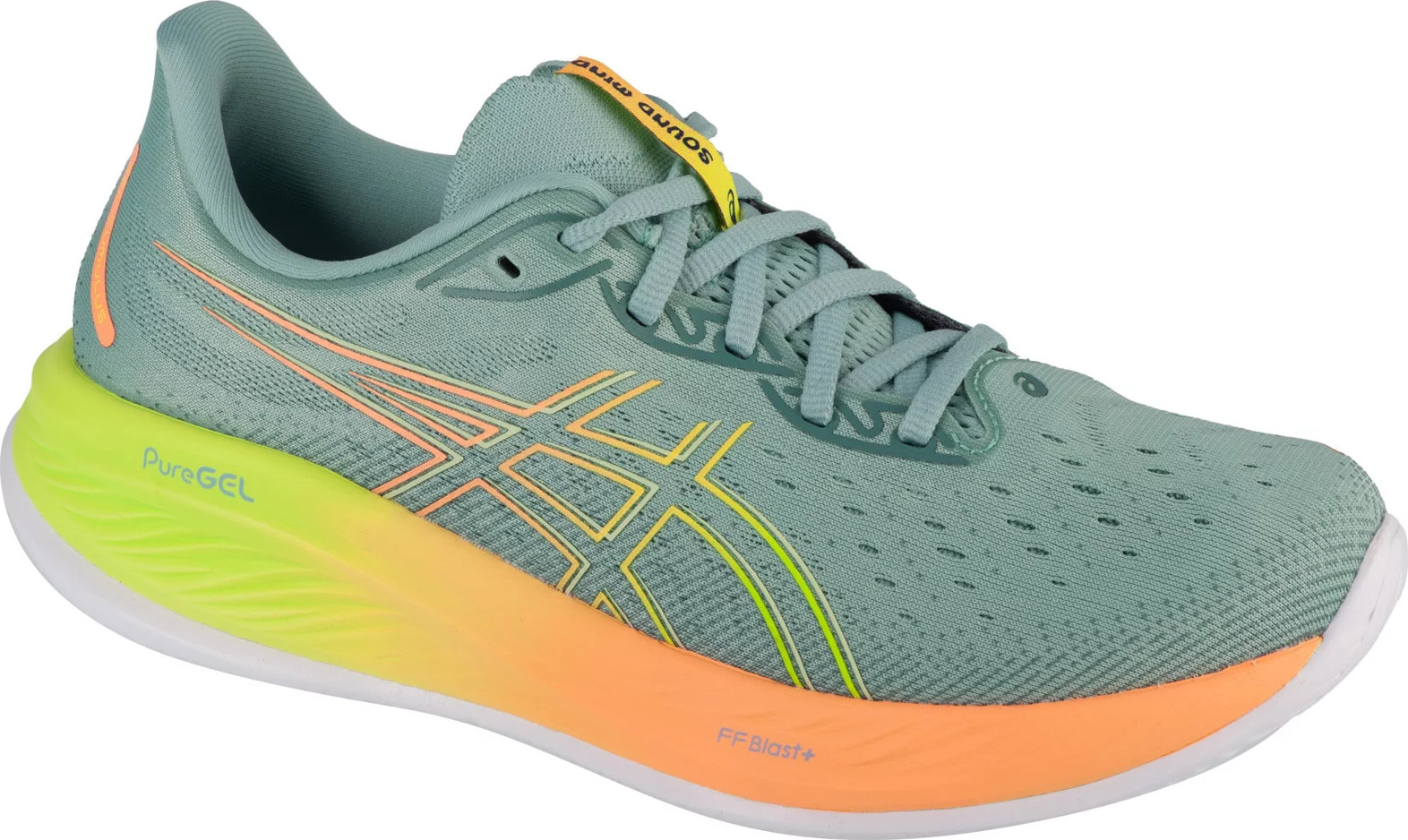 Zelené pánské běžecké boty ASICS Gel-Cumulus 26 Paris (Velikost 41,5)
