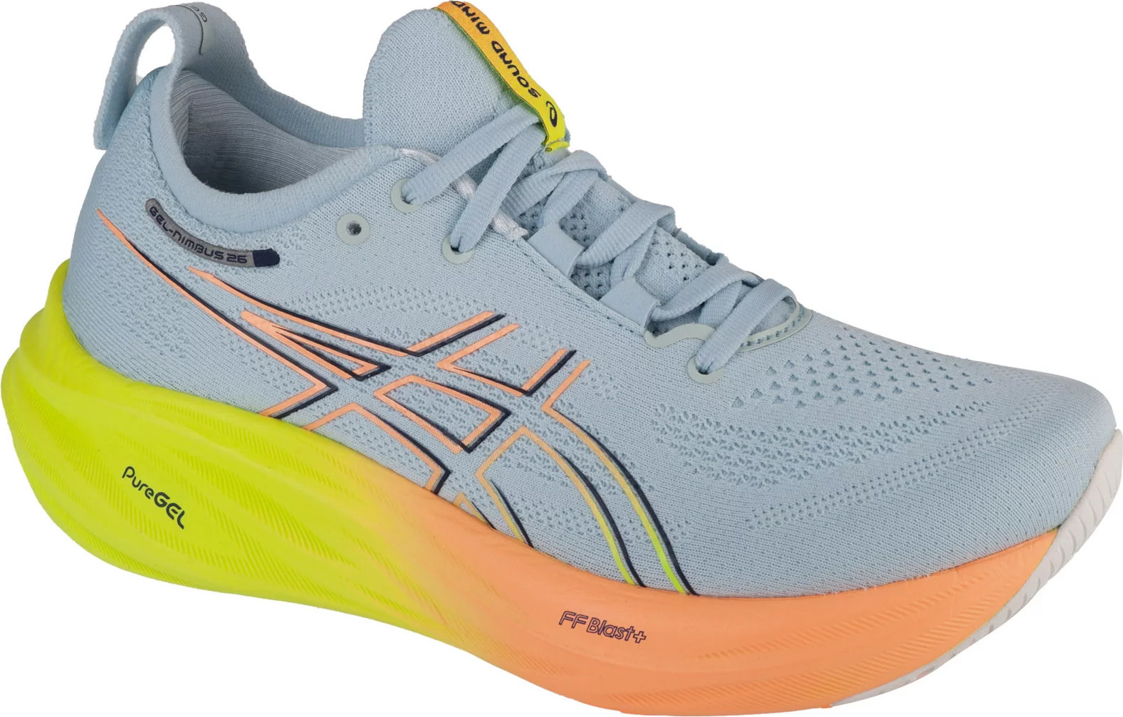 Šedé dámské běžecké boty ASICS Gel-Nimbus 26 Paris (Velikost 37,5)