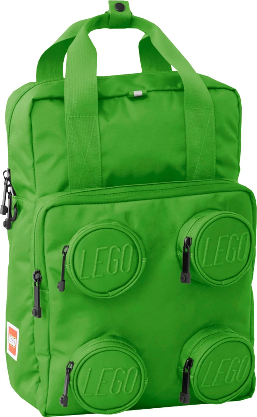 Zelený batoh LEGO Brick 2x2 Backpack 20205-0037