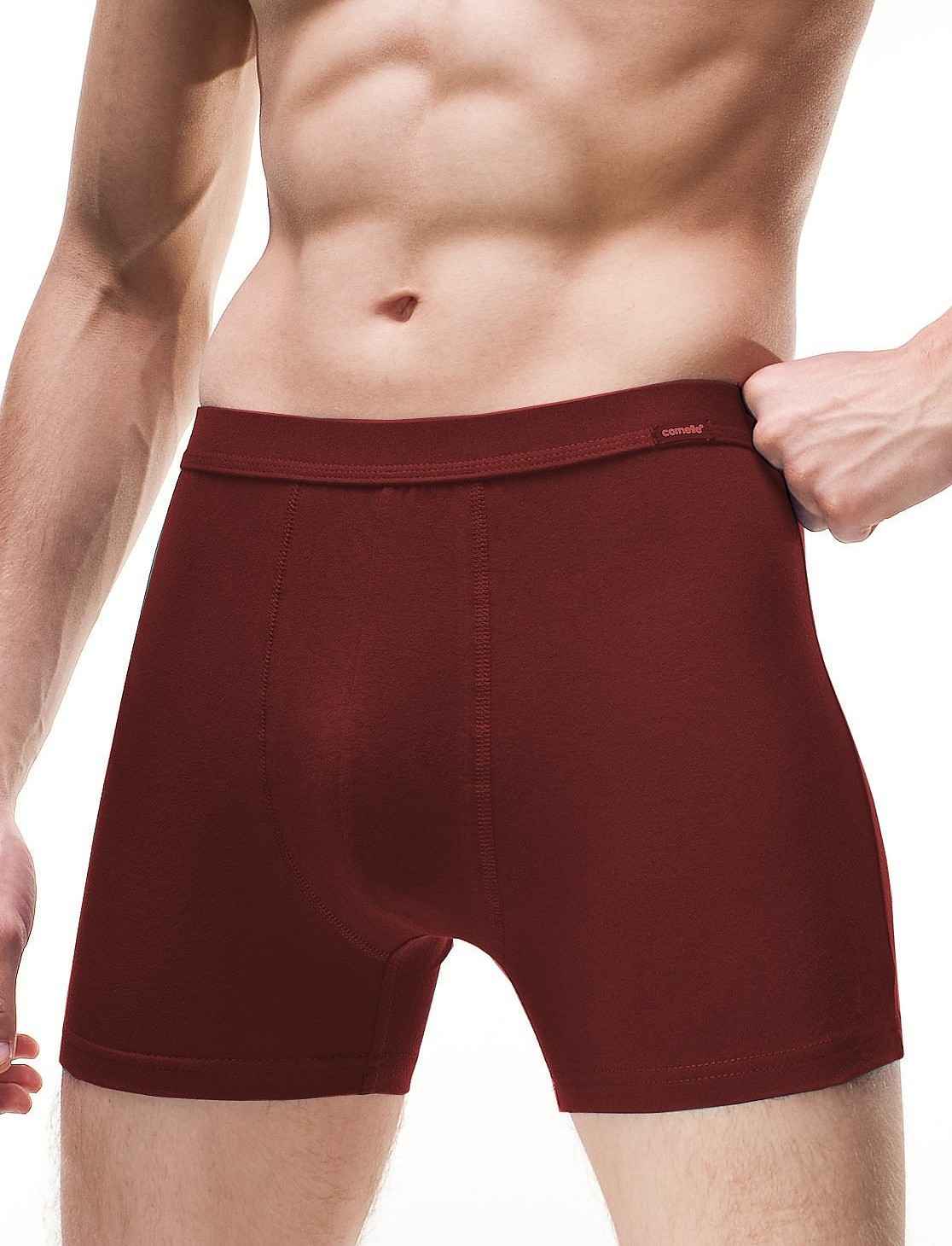 Boxerky Cornette Authentic Perfect 220 S-2XL Velikost: XL, Barva: Vínová