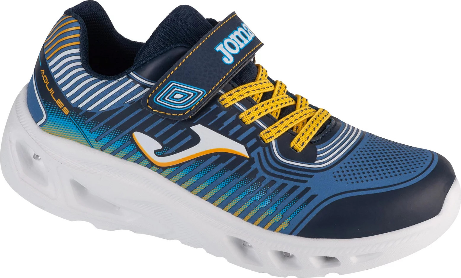 Modré svítící chlapecké tenisky Joma Aquiles Jr 2403