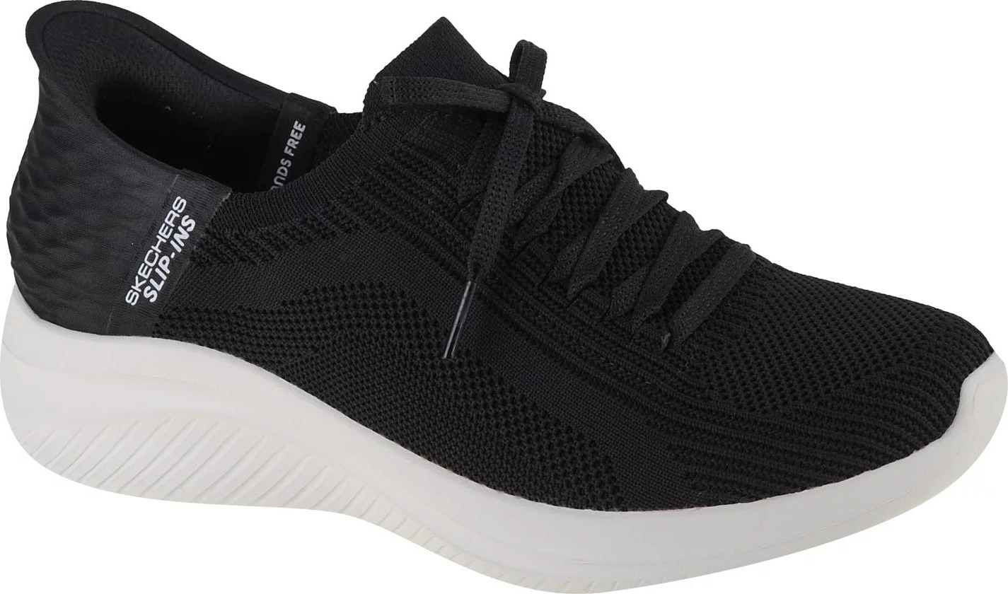 Černo-bílé dámské tenisky Skechers Ultra Flex 3.0 Brilliant Slip-ins (Velikost 36)
