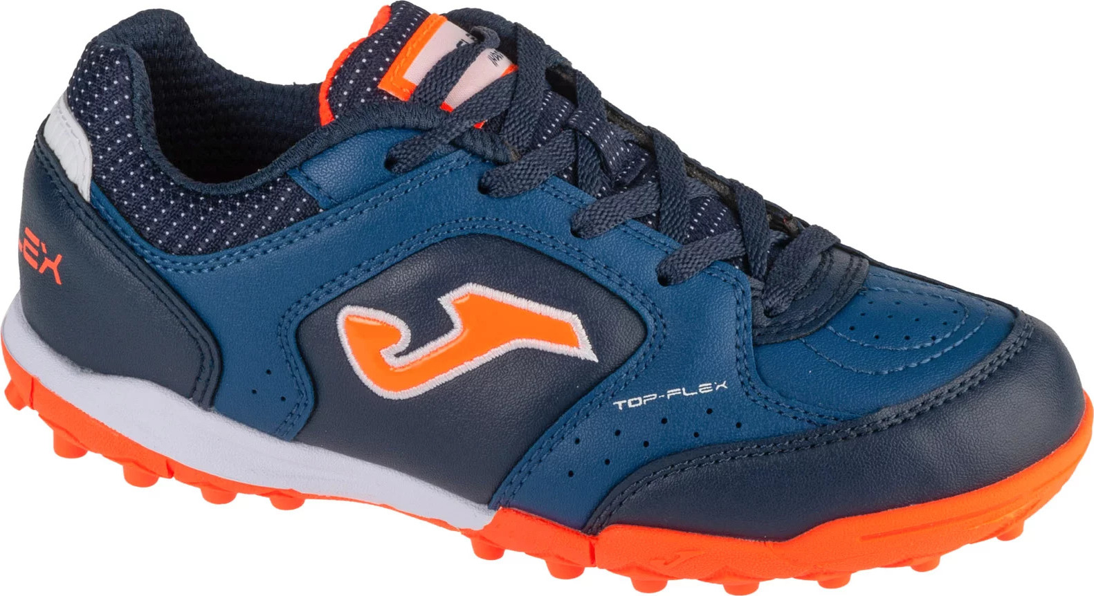 Tmavě modré dětské kopačky Joma Top Flex Jr 2433 TF (Velikost 31)
