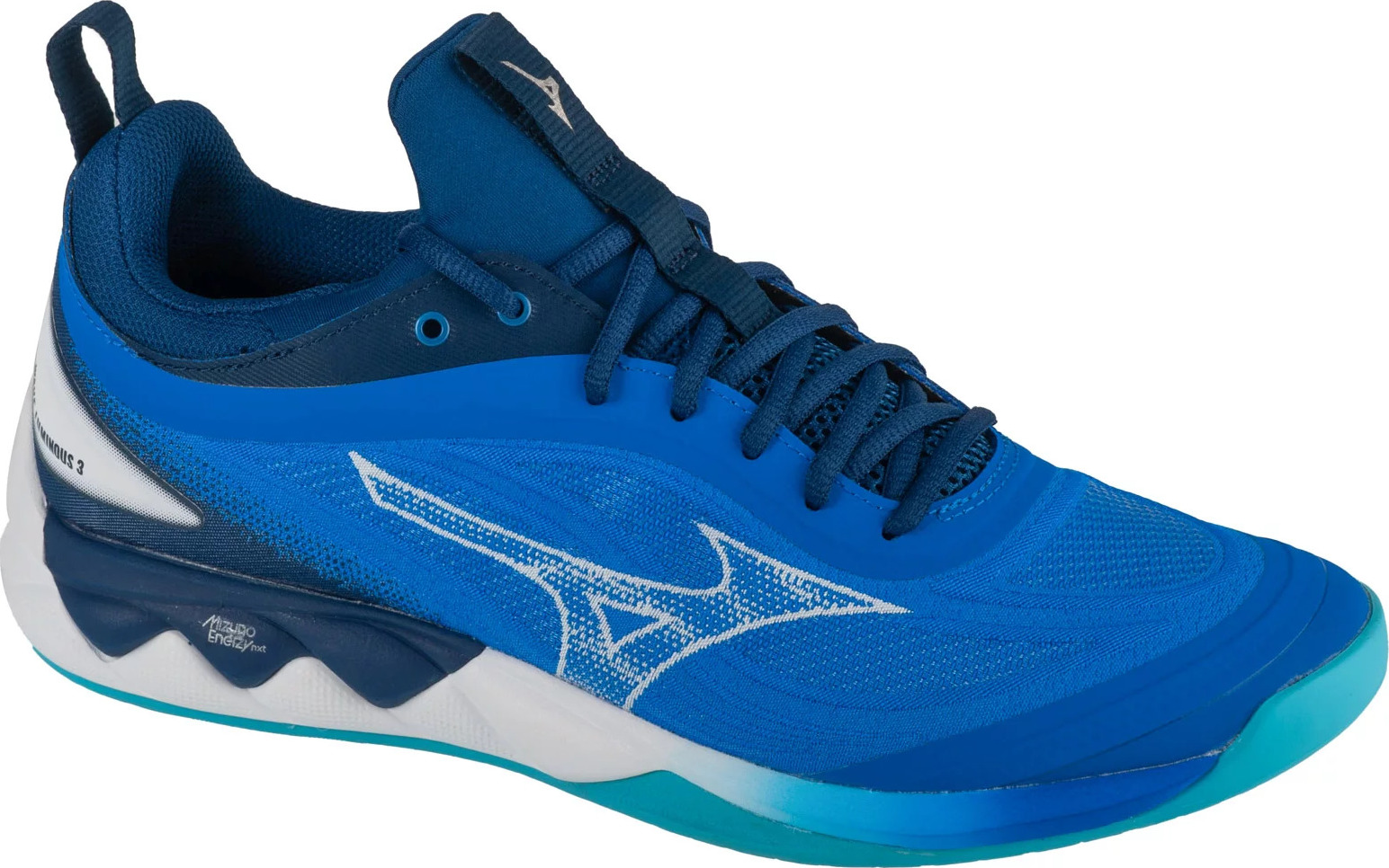 Modré pánské volejbalové tenisky Mizuno Wave Luminous 3