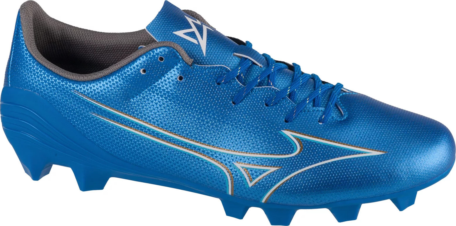 Modré pánské kopačky Mizuno Alpha Select FG