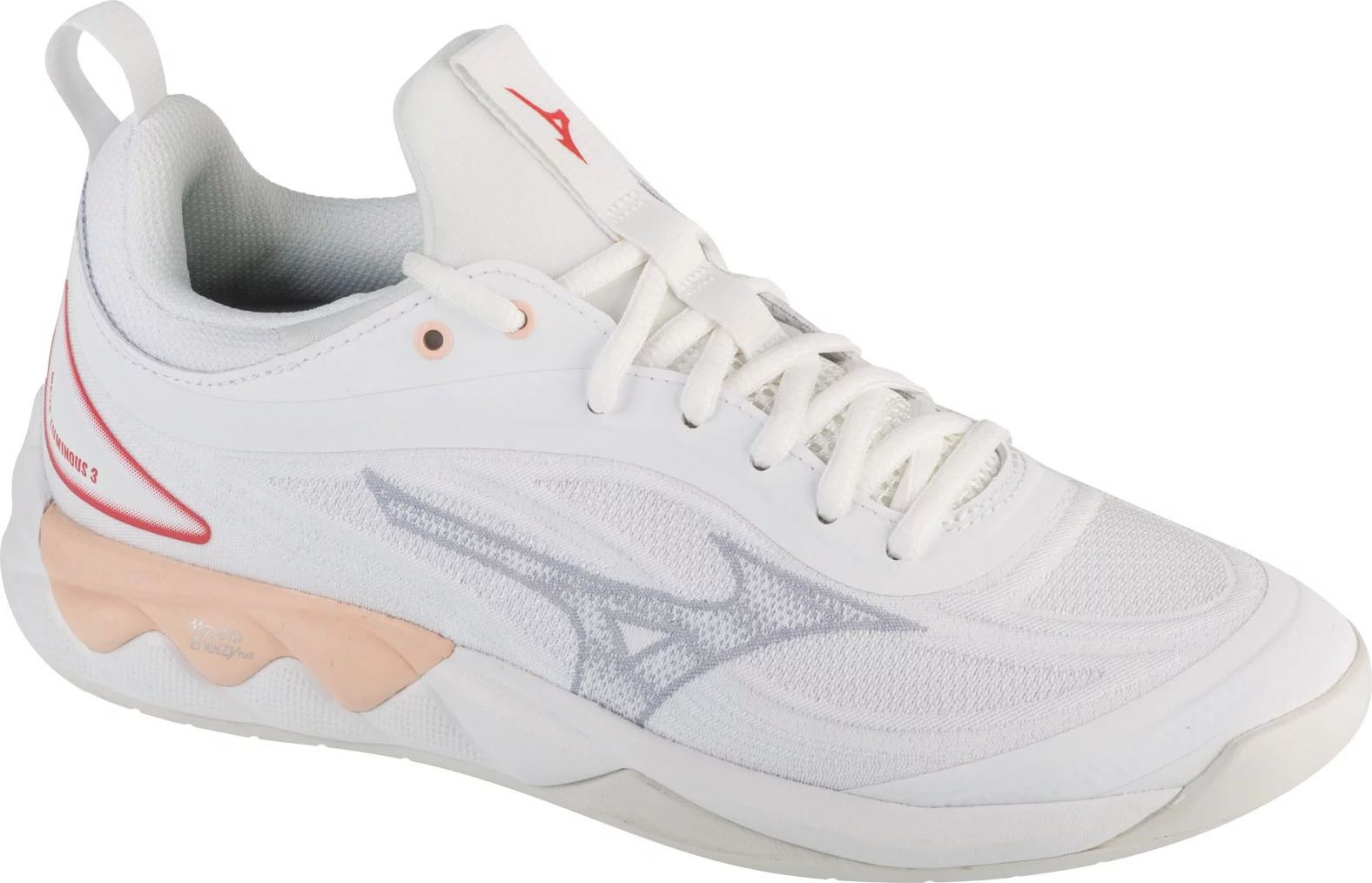 Dámské bílé sálové tenisky Mizuno Wave Luminous 3 (Velikost 37)