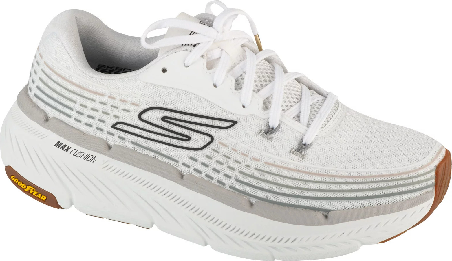 Bílé pánské běžecké tenisky Skechers Max Cushioning Premier 2.0 (Velikost 41)