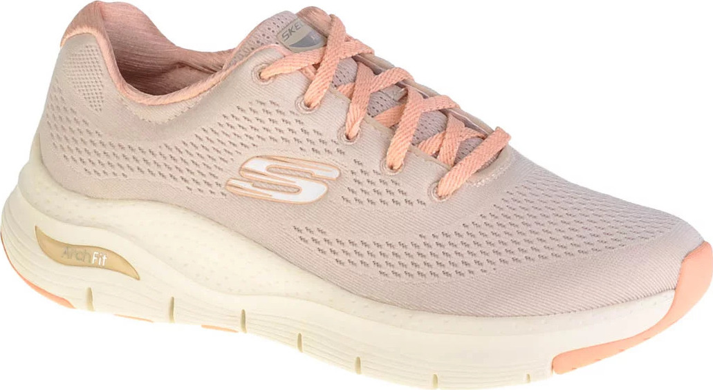 Pudrové dámské tenisky Skechers Arch Fit-Big Appeal (Velikost 36)