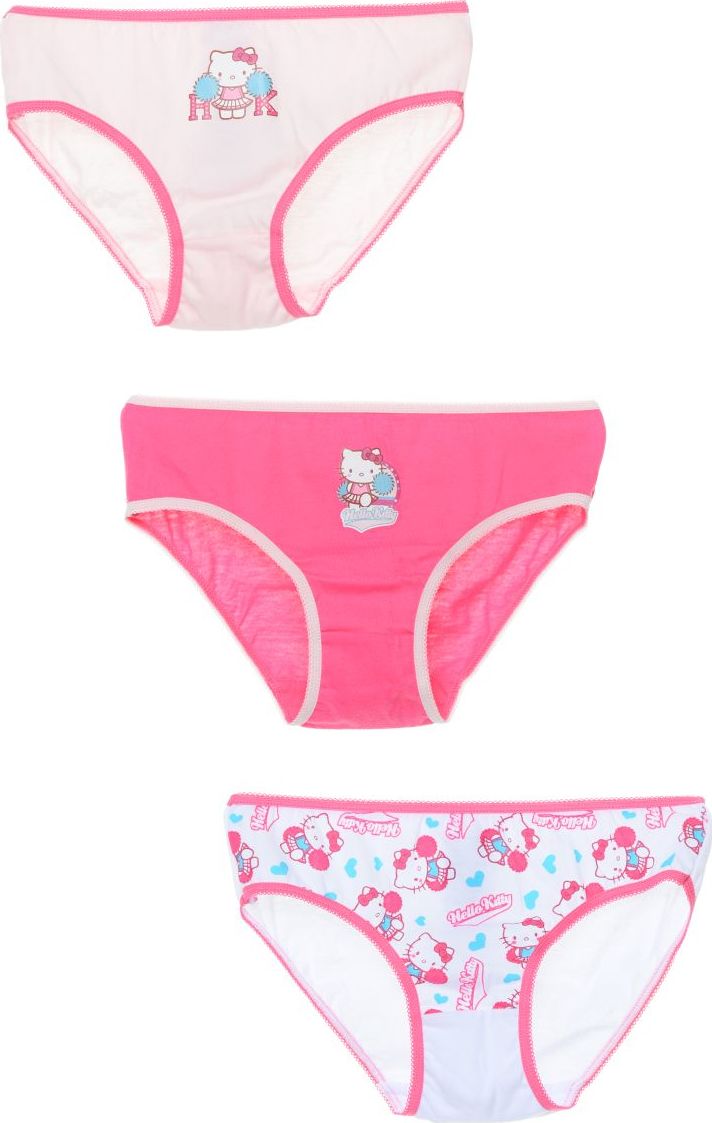 Set 3 dívčích kalhotek Hello Kitty (Velikost 102)