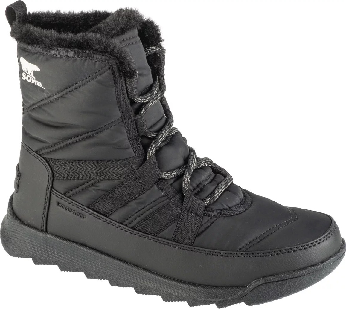 Černé dámské sněhule Sorel Whitney II Plus Lace WP (Velikost 36)