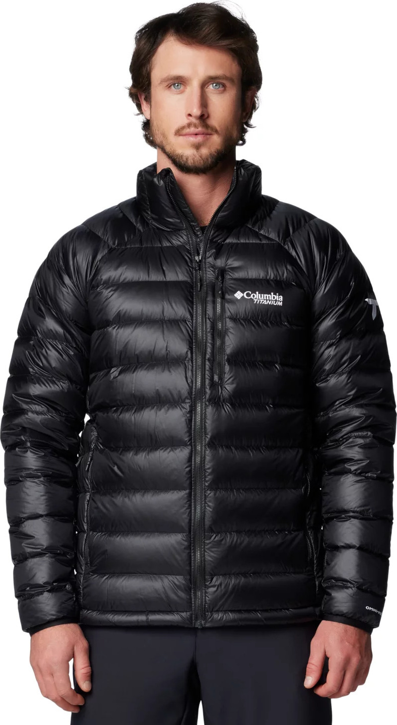 Černá pánská prošívaná bunda  Columbia Arctic Crest Down Jacket (Velikost L)