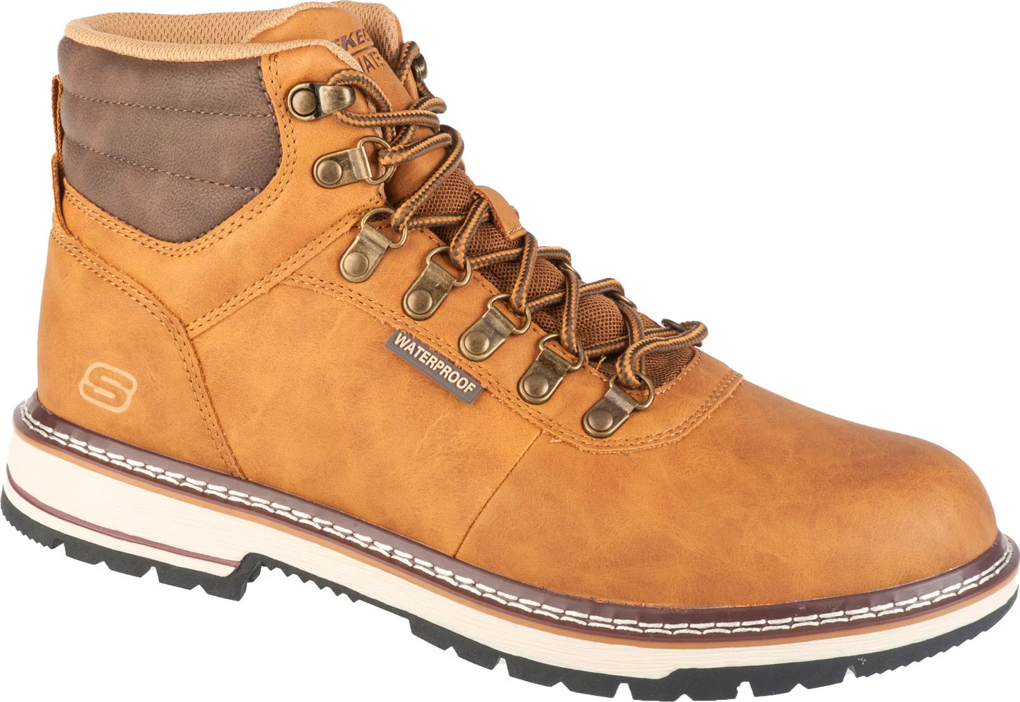 Světle hnědé pánské kotníkové boty Skechers Corado - Jaxx