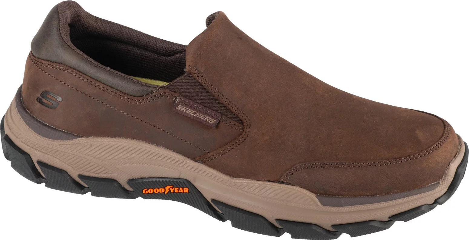 Hnědé pánské tenisky Skechers Respected - Calum (Velikost 40)