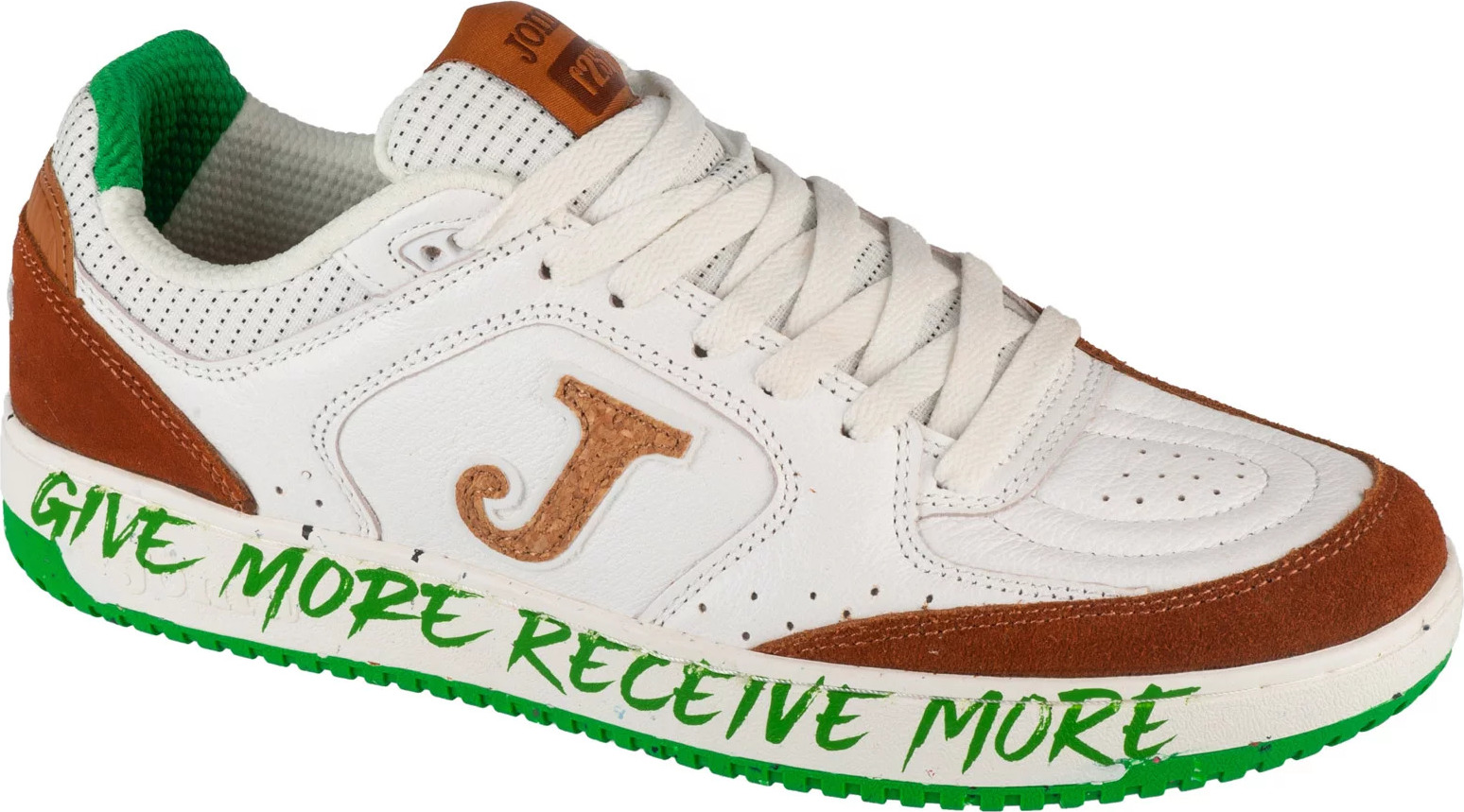 Bílo-hnědé pánské stylové tenisky Joma C.Flexys Men 2502