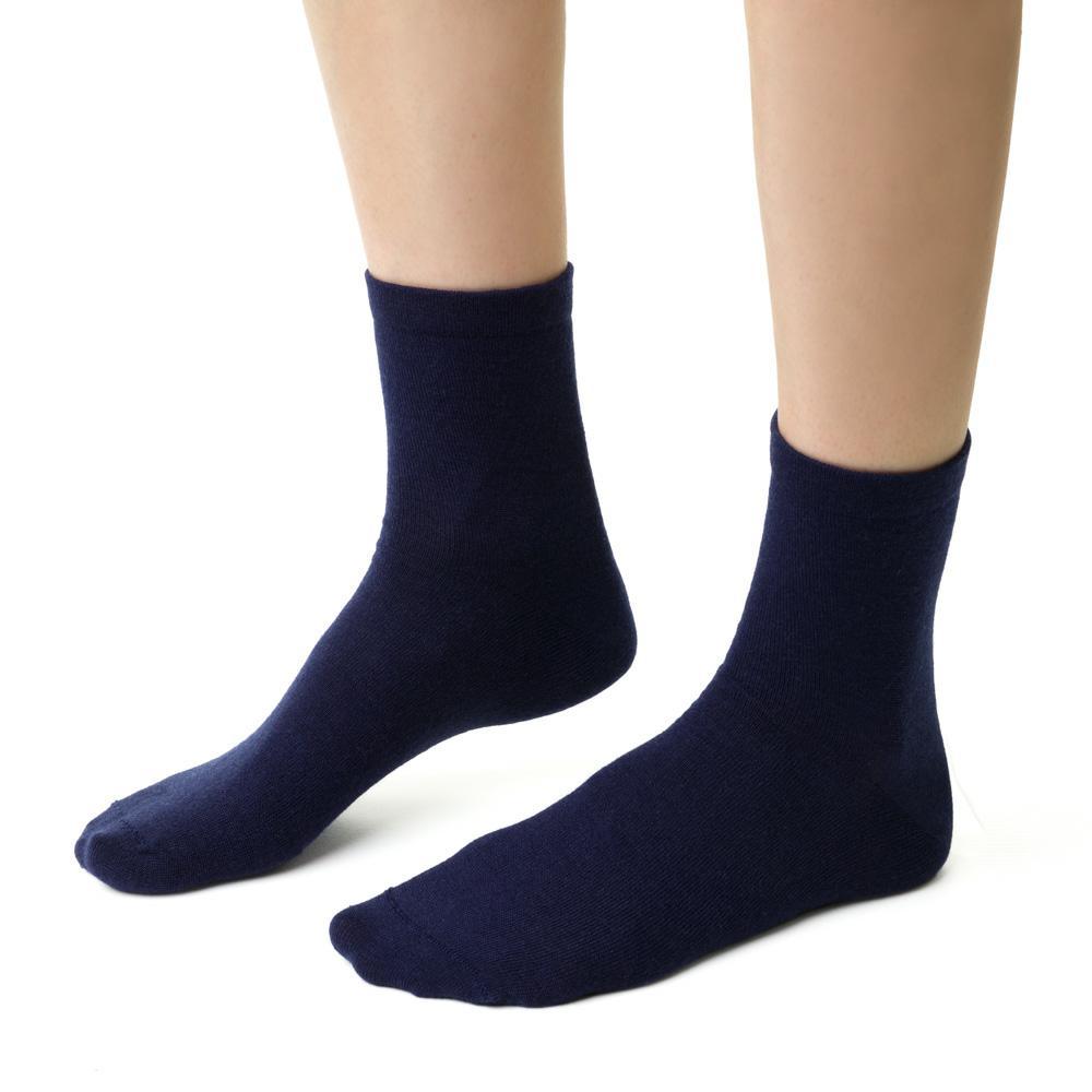 Tmavě modré unisex ponožky z merino vlny Art.130 (Velikost 35/37)