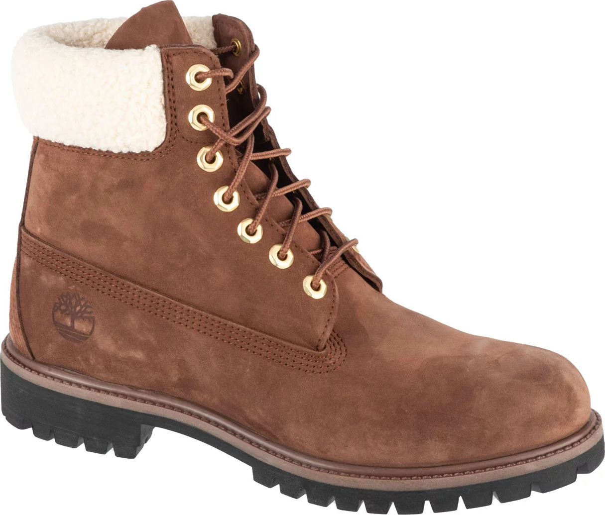 Hnědé pánské kotníkové boty Timberland Premium 6 In WP Boot (Velikost 40)