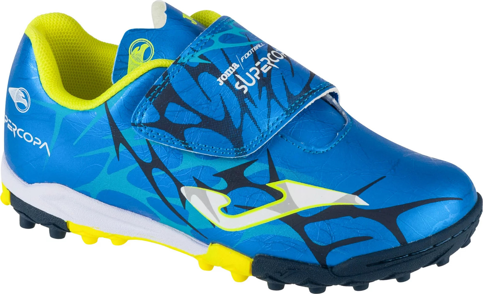 Modré chlapecké turfy Joma Super Copa Jr 2504 TF (Velikost 24)