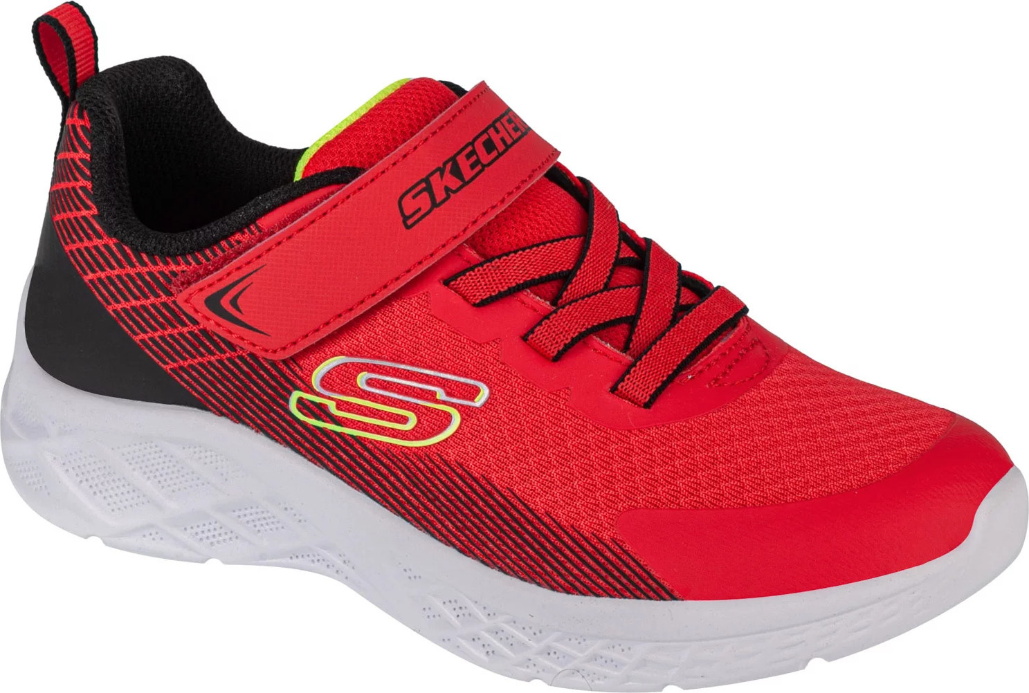 Červené chlapecké tenisky Skechers Microspec II - Zovrix (Velikost 28)