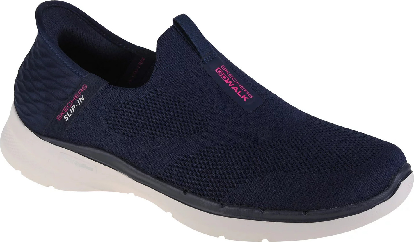 Tmavě modré dámské tenisky Skechers Go Walk 6 - Fabulous View