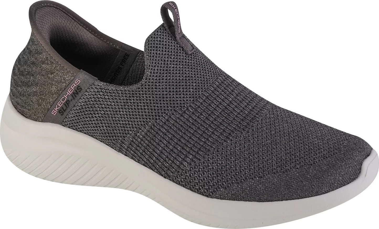 Tmavě šedé tenisky Skechers Slip-Ins Ultra Flex 3.0 Smooth Step (Velikost 38)