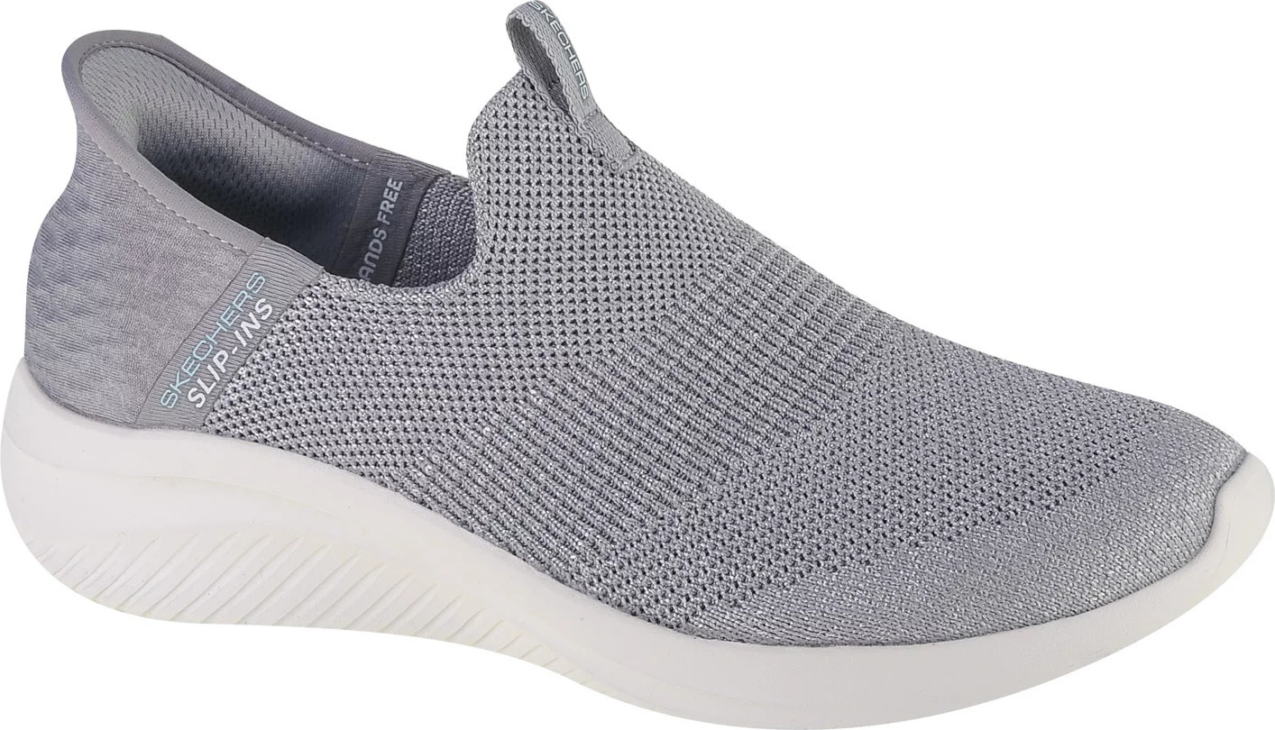 Šedé tenisky Skechers Slip-Ins Ultra Flex 3.0 Smooth Step (Velikost 38)