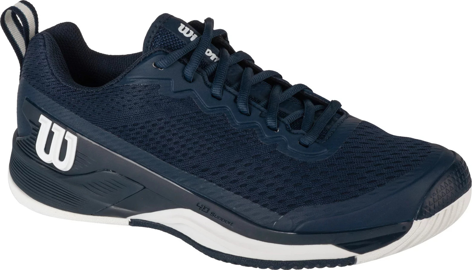 Tmavě modré pánské tenisové boty Wilson Rush Pro 4.5 (Velikost 40)