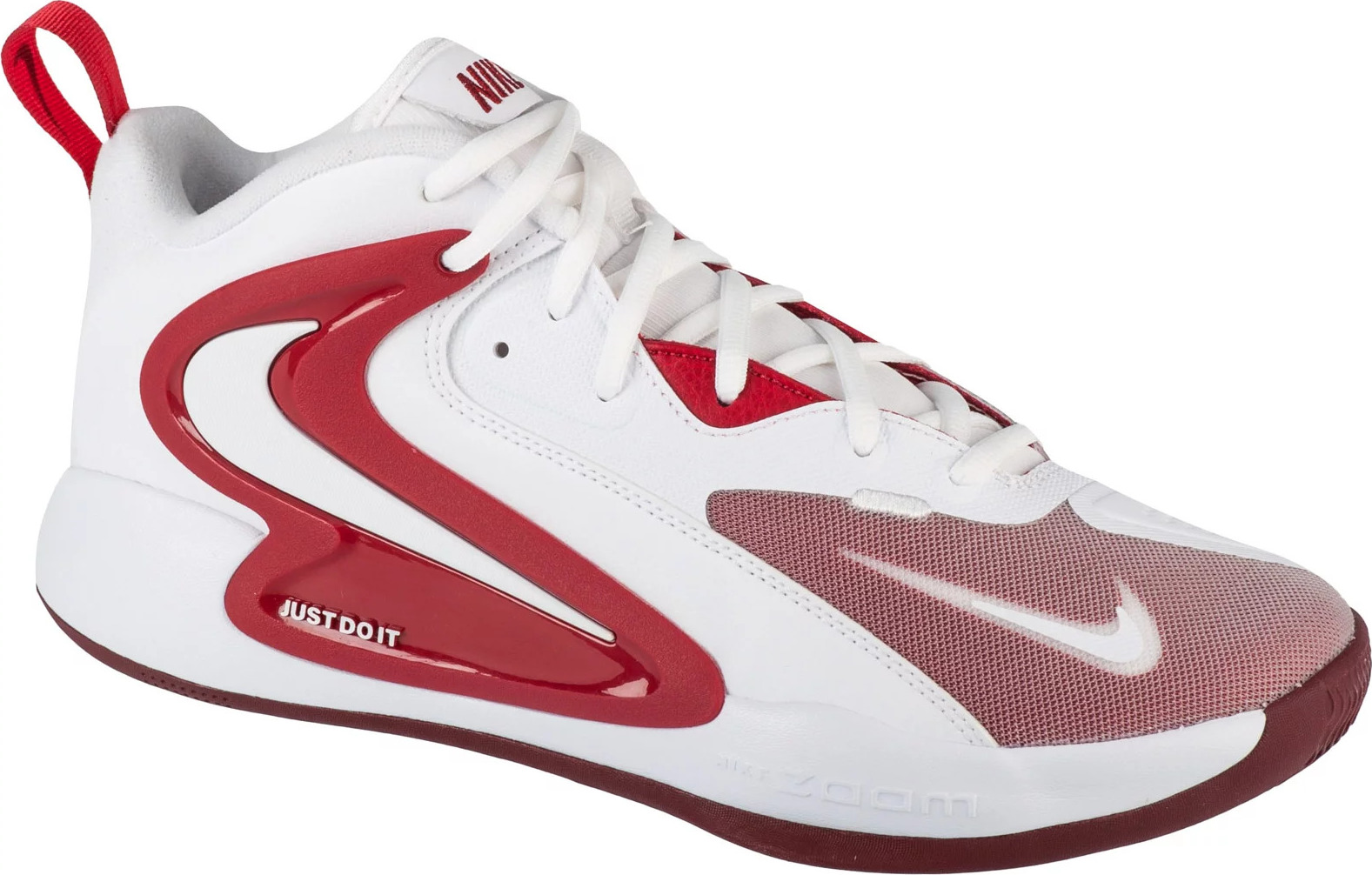 Bílo-červené volejbalové tenisky Nike Hyperset 2 (Velikost 37,5)