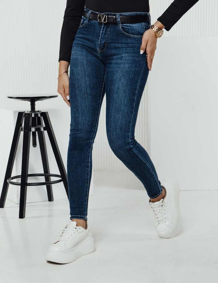 Tmavě modré skinny džíny DIVETTI (Velikost 28)