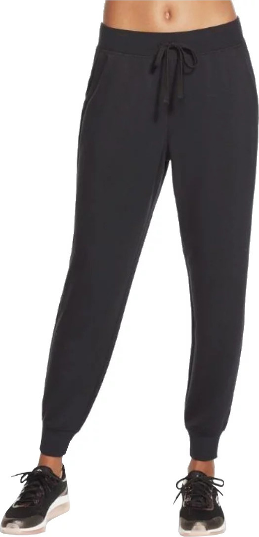Černé dámské tepláky Skechers Restful Jogger Pant (Velikost L)