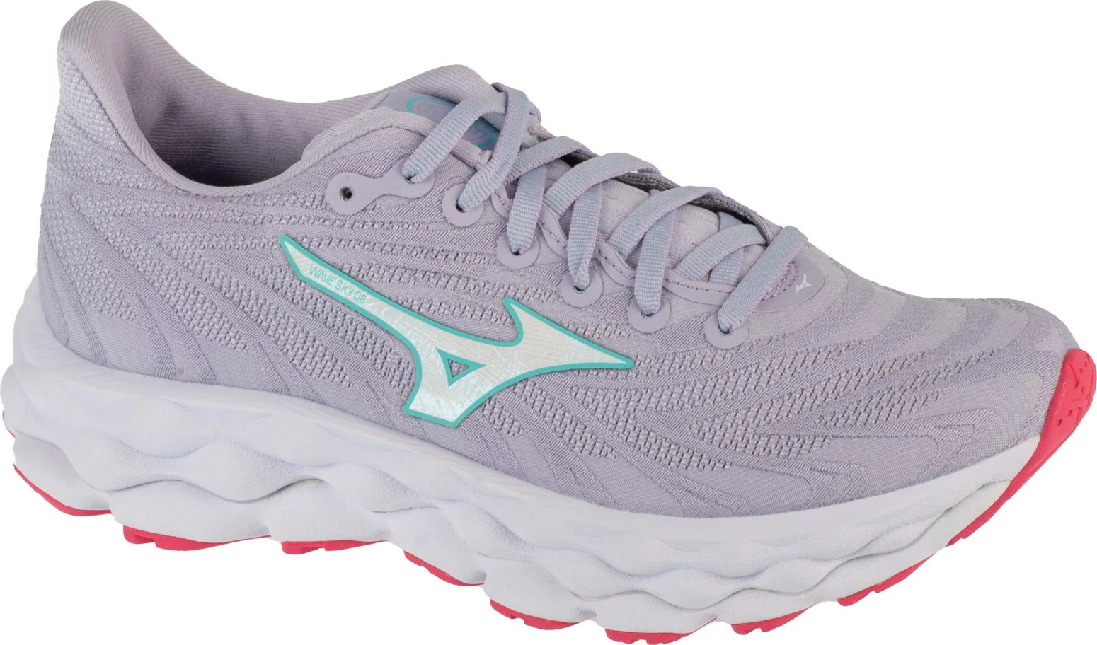 Lila dámské běžecké boty Mizuno Wave Sky 8 (Velikost 37)