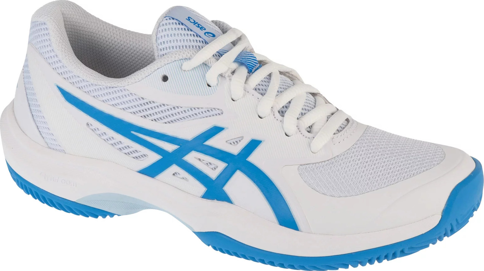 Bílo-modré dámské tenisové boty Asics Game FF Clay/OC (Velikost 37)