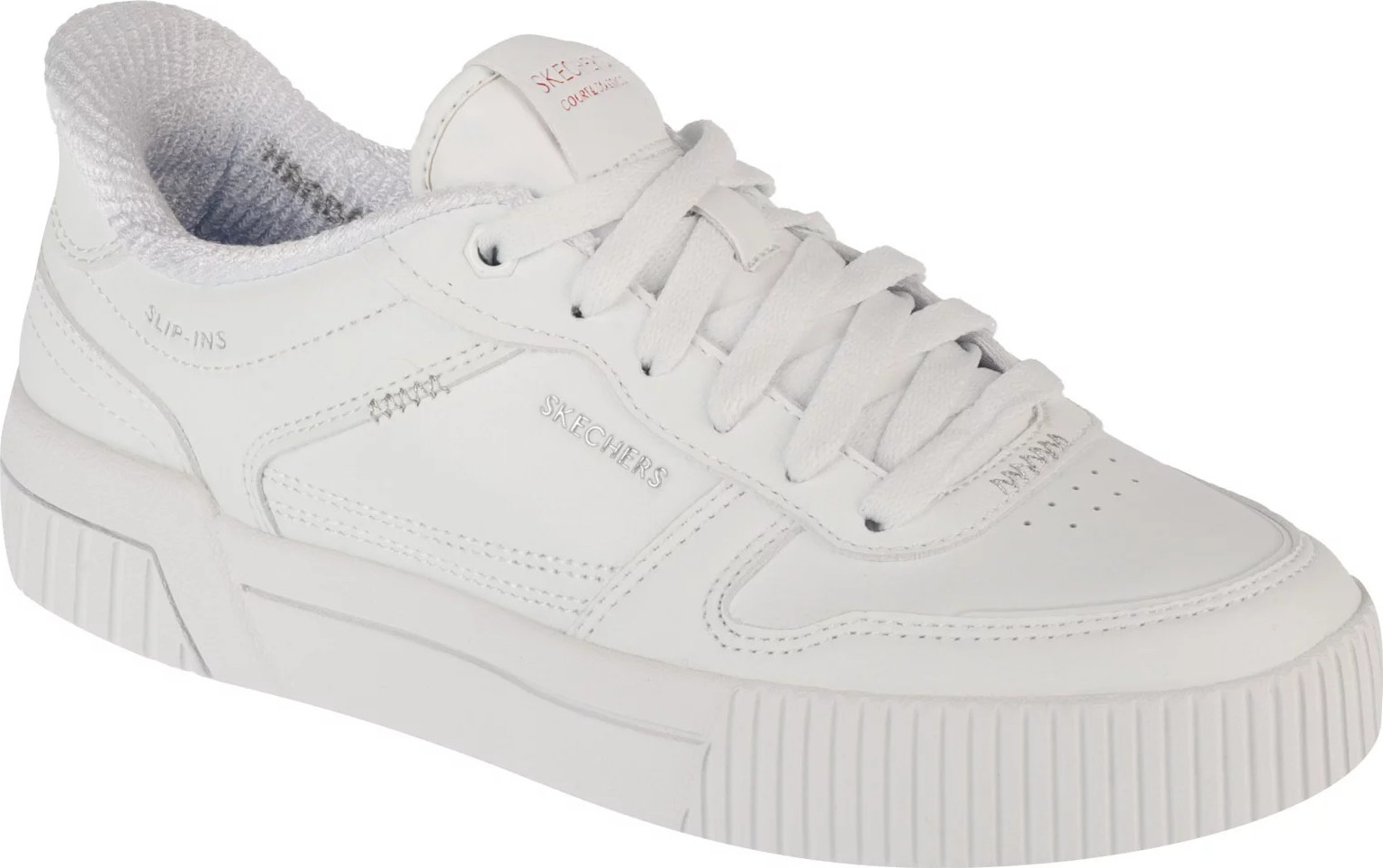 Bílé dámské tenisky Skechers Slip-Ins: Jade - Put It In Neutral (Velikost 36)