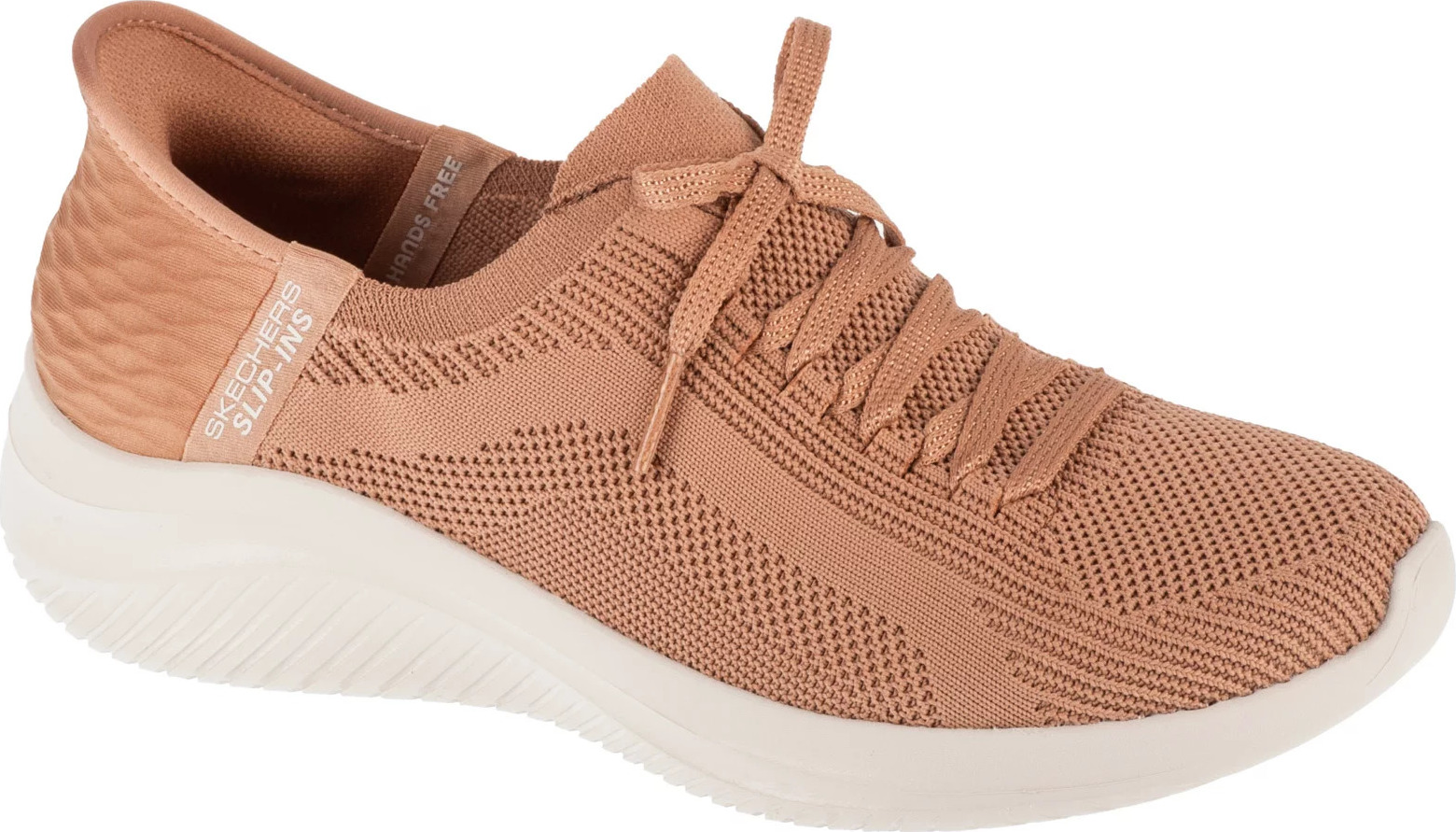 Světle hnědé dámské tenisky Skechers Slip-Ins Ultra Flex 3.0 - Brilliant (Velikost 36)