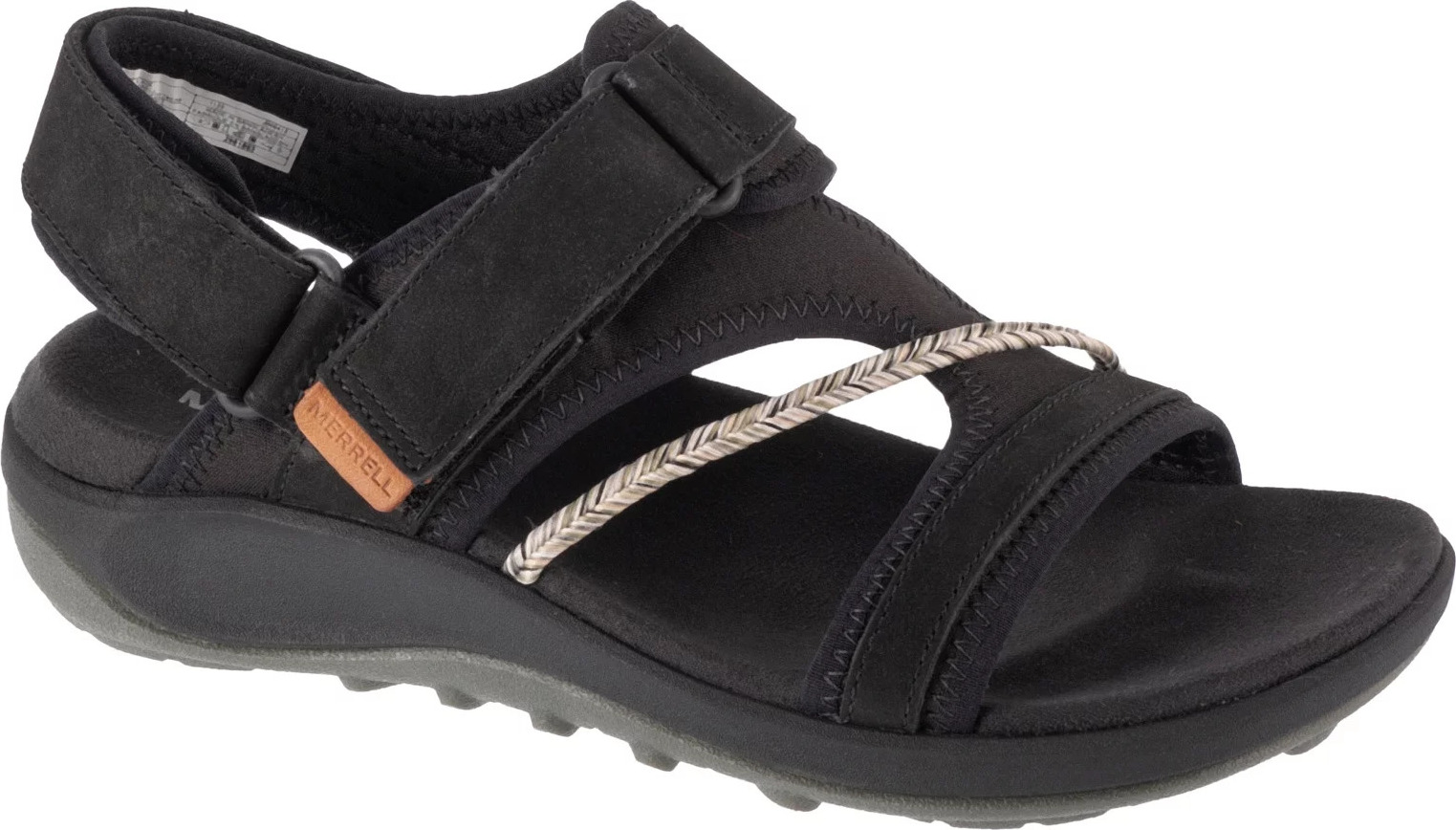 Černé sportovní sandály Merrell Terran 4 Backstrap W Sandal