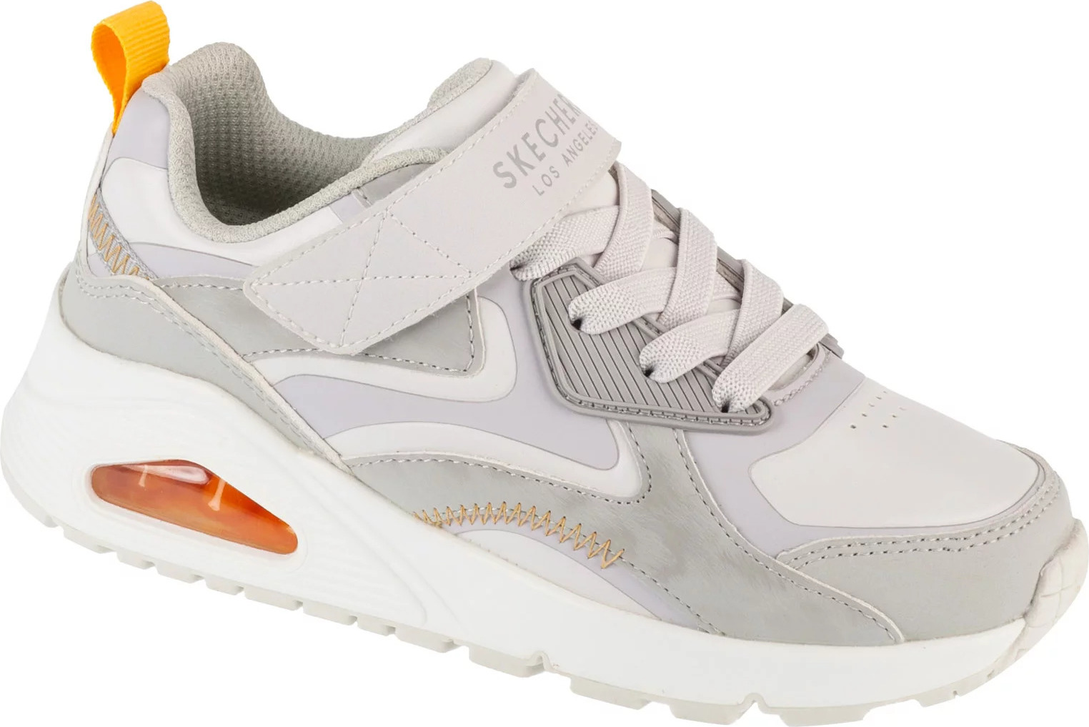 Šedé dětské tenisky Skechers Uno Gen1 - Color Rays (Velikost 29)