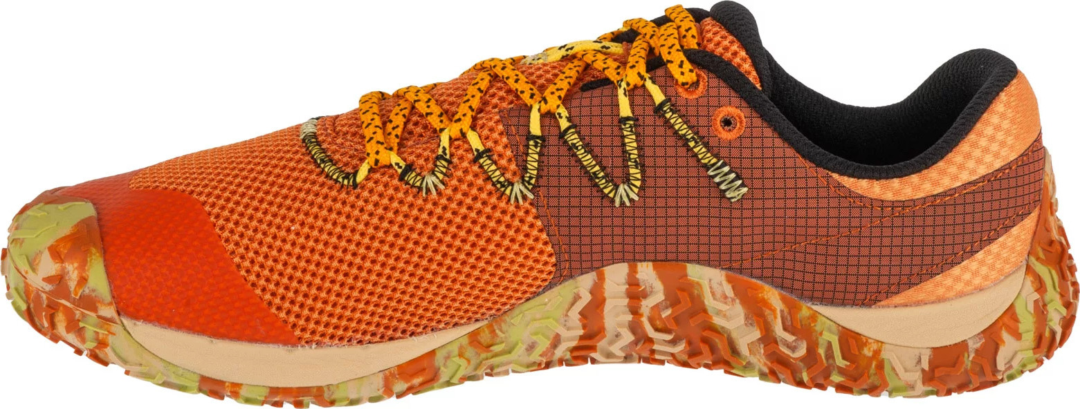 Oranžové pánské běžecké barefoot boty Merrell Trail Glove 7 J068443 Velikost: 45