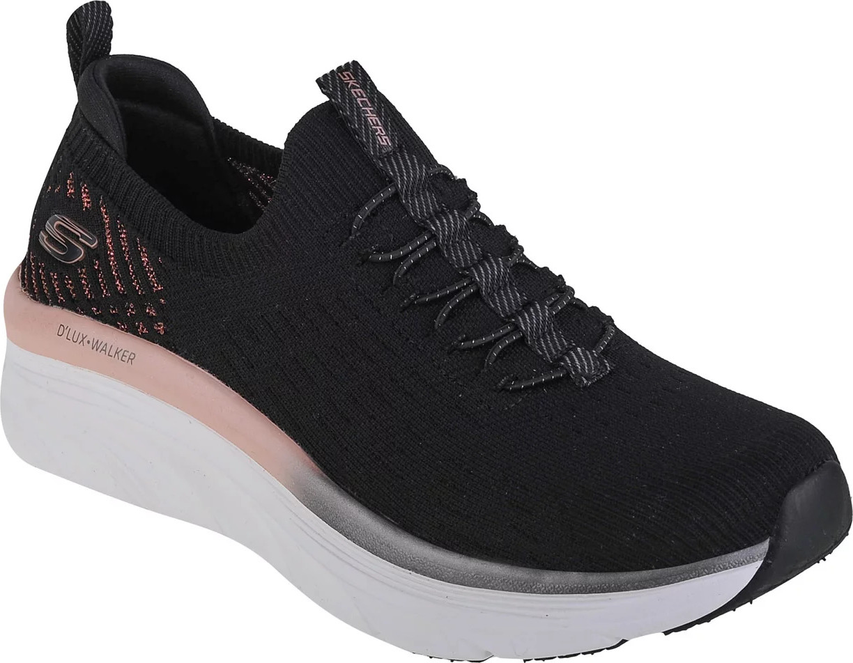Černé tenisky Skechers D'Lux Walker Let It Glow (Velikost 37)