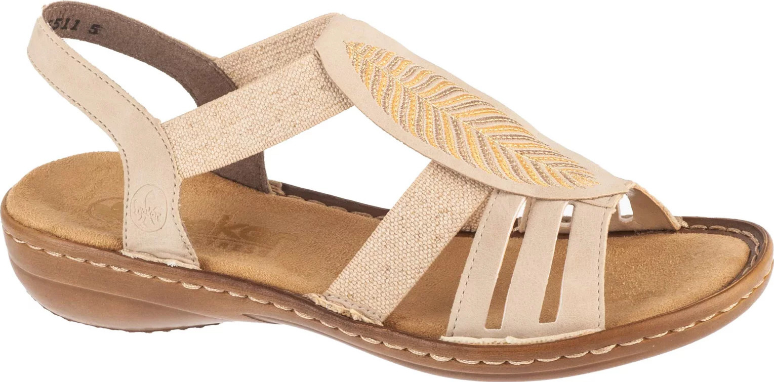 Světle béžové dámské sandály Rieker Sandals (Velikost 36)