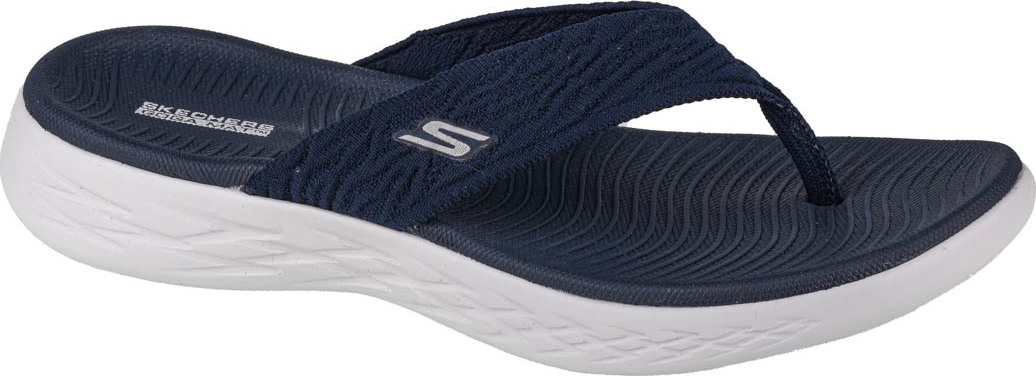 Tmavě modré dámské žabky Skechers On The Go 600 Sunny