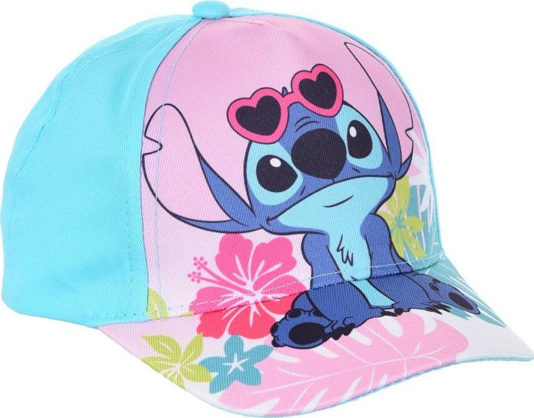 Dětská tyrkysová kšiltovka Stitch (Velikost 48)