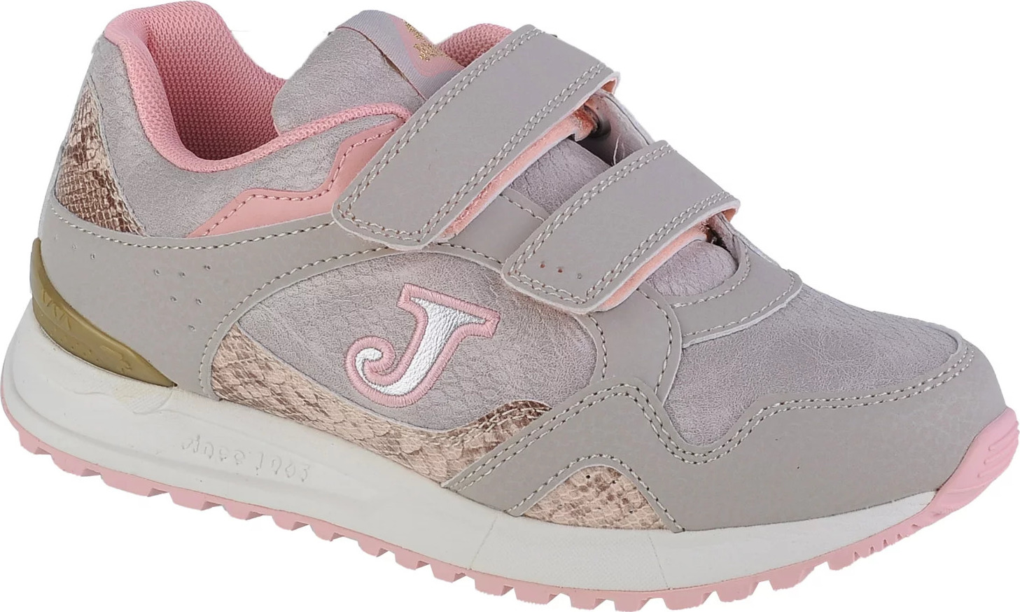 Šedo-růžové dívčí tenisky Joma 6100 Jr 2225 (Velikost 31)