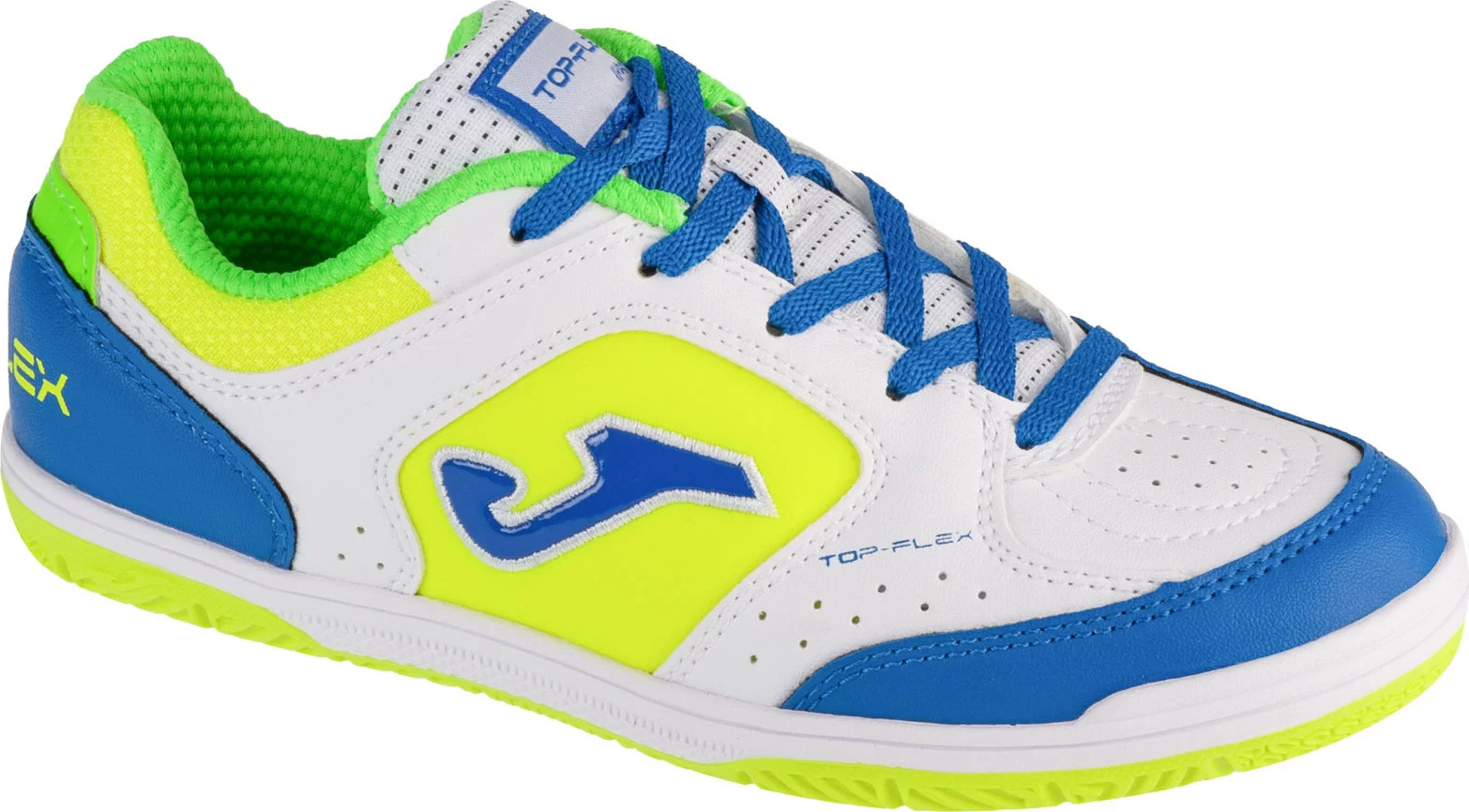 Bílo-modré chlapecké tenisky Joma Top Flex Jr 2402 IN (Velikost 31)