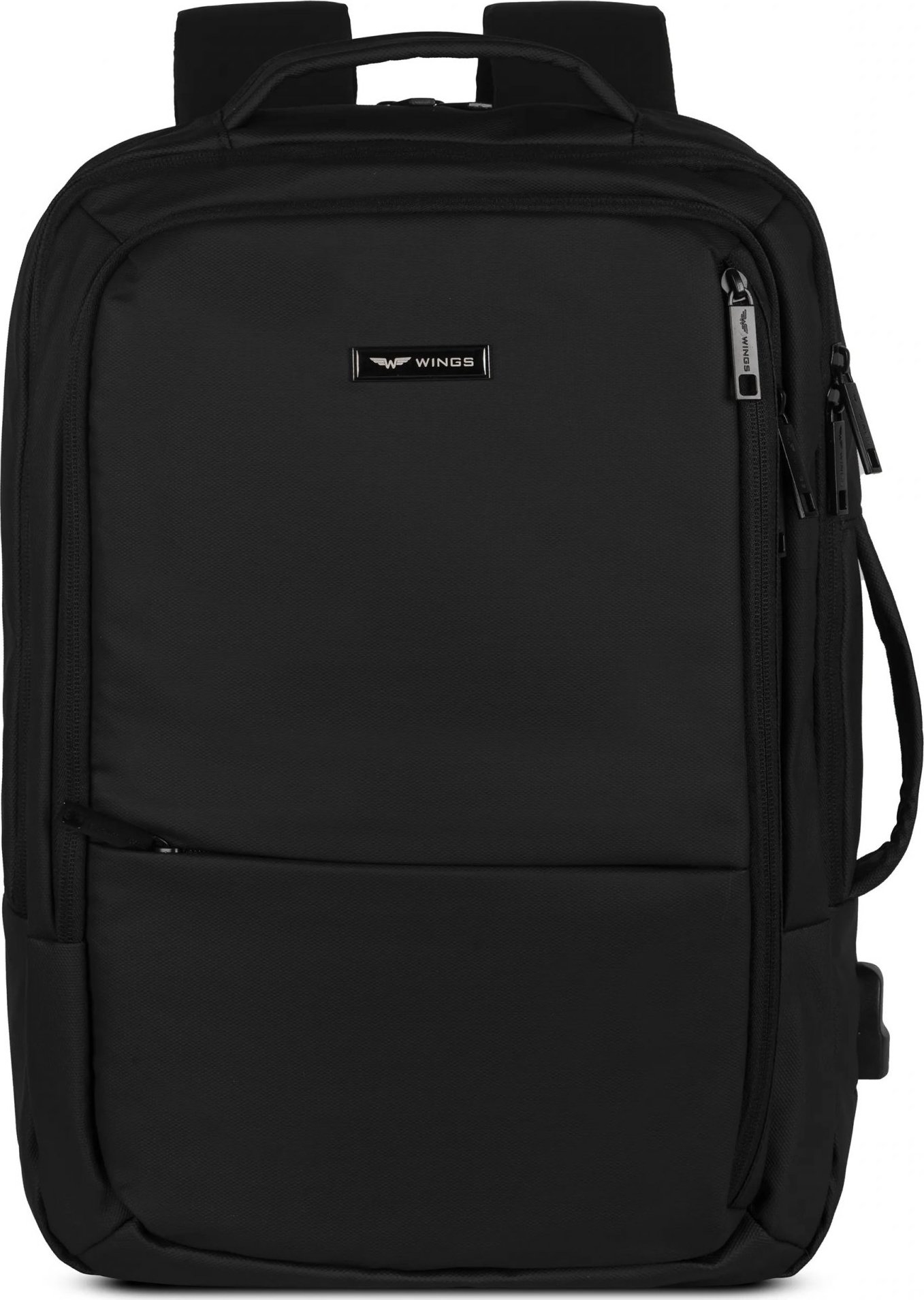Černý cestovní batoh OSP003 Wings multi-purpose backpack, BLACK