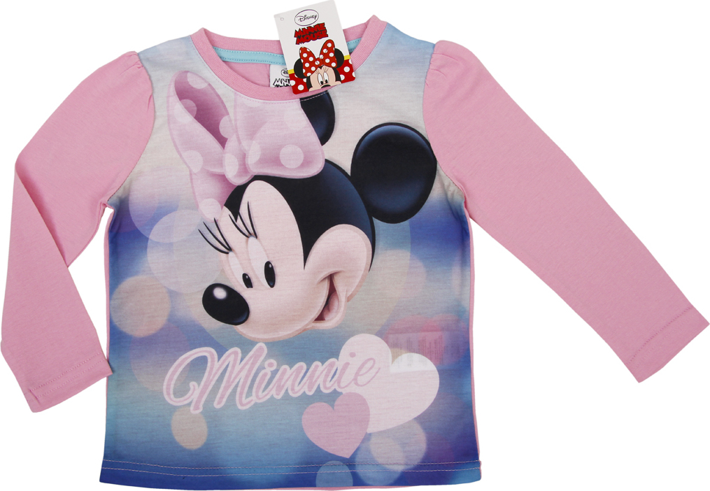 MINNIE MOUSE DÍVČÍ RŮŽOVÉ TRIČKO MINNIE Velikost: 128