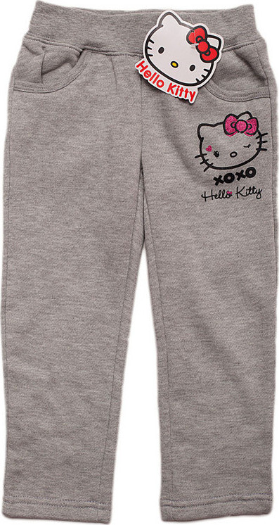 Hello Kitty šedé dívčí tepláky (Velikost 98)