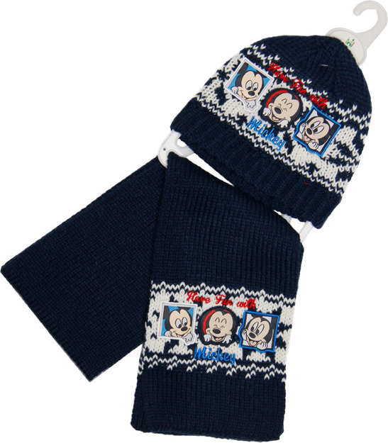 Mickey Mouse tmavě modrý chlapecký set (Velikost 48)