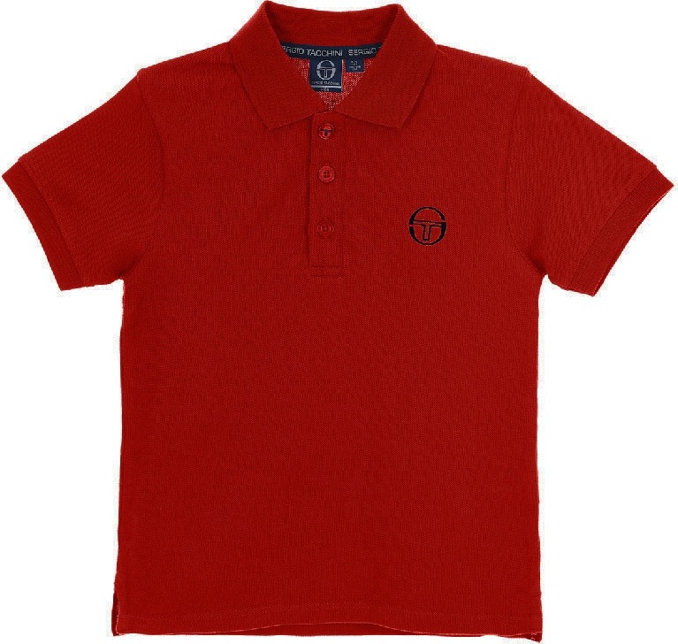 Sergio Tacchini - červené chlapecké polo tričko (Velikost 110/116)