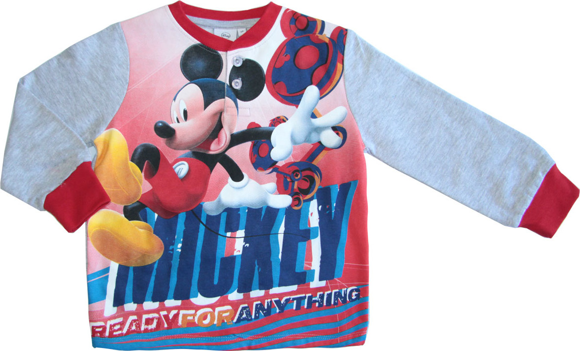 MICKEY MOUSE ŠEDÉ CHLAPECKÉ PYŽAMO Velikost: 98